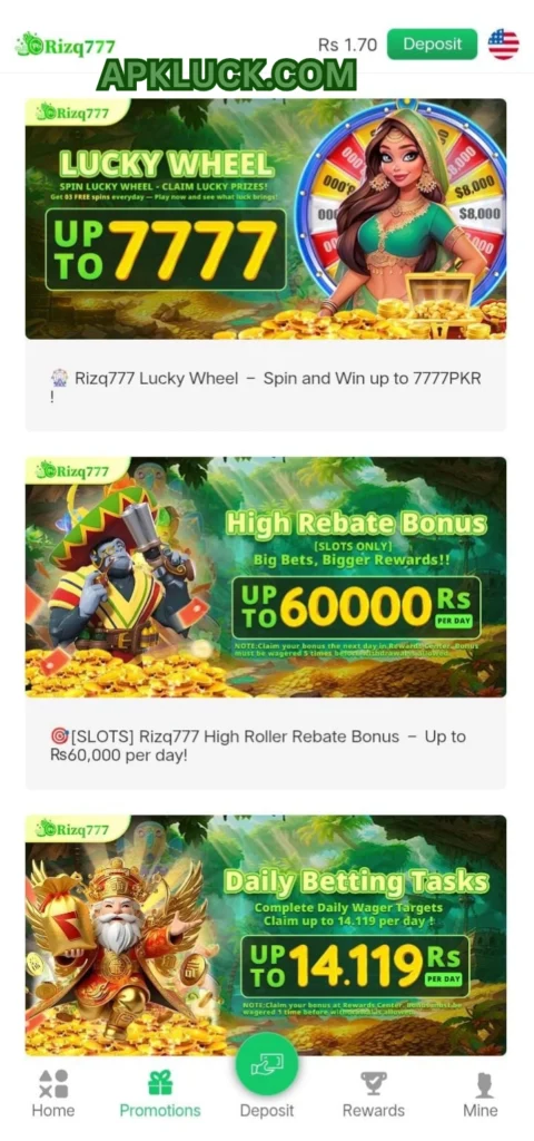 RIZQ 777 Game