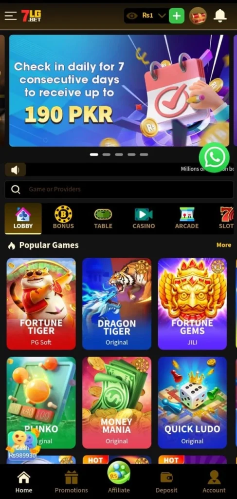 7LG BET GAME