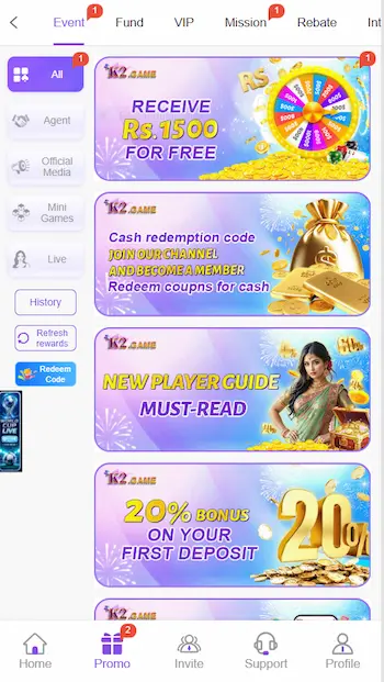 K2 Game Download To Play new Earning Platform