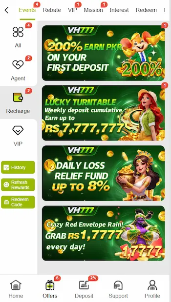 VH777 Game APK Invited Bonus Rewards 2026 